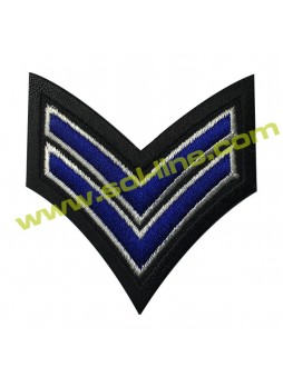 Embroidered Patch For Army With Regimental Stripes